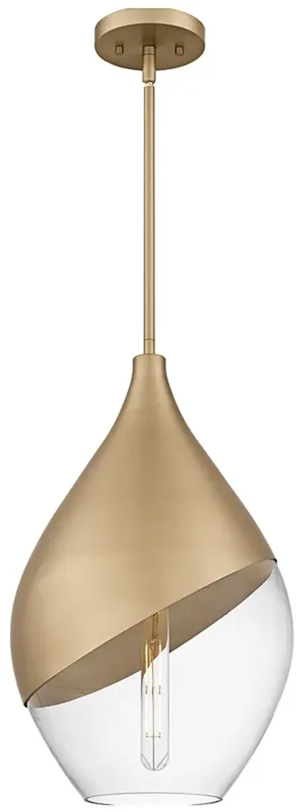 Drover 1-Light Bronze Gold Pendant