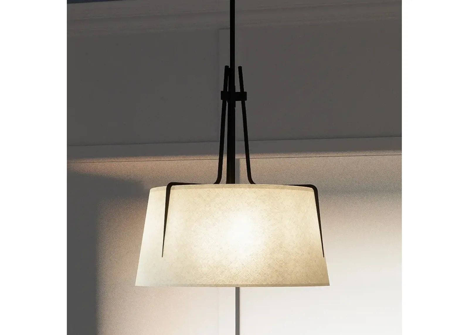 Leona 3-Light Matte Black Pendant