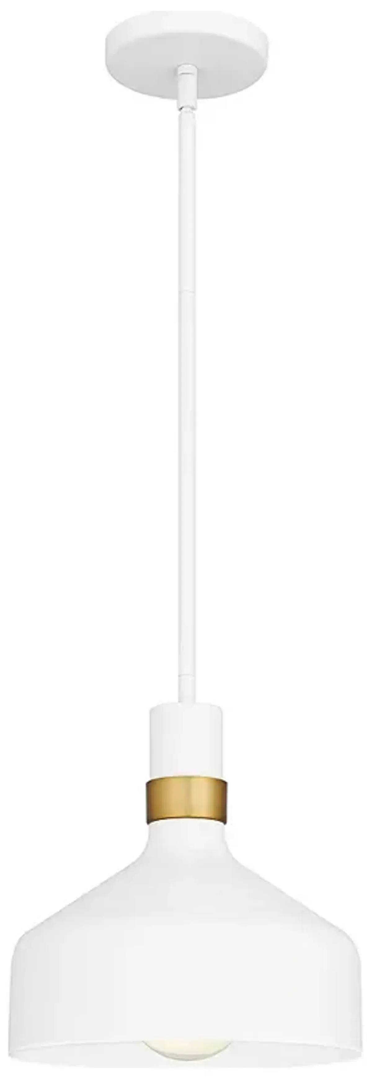 Arbor 1-Light Matte White Mini Pendant