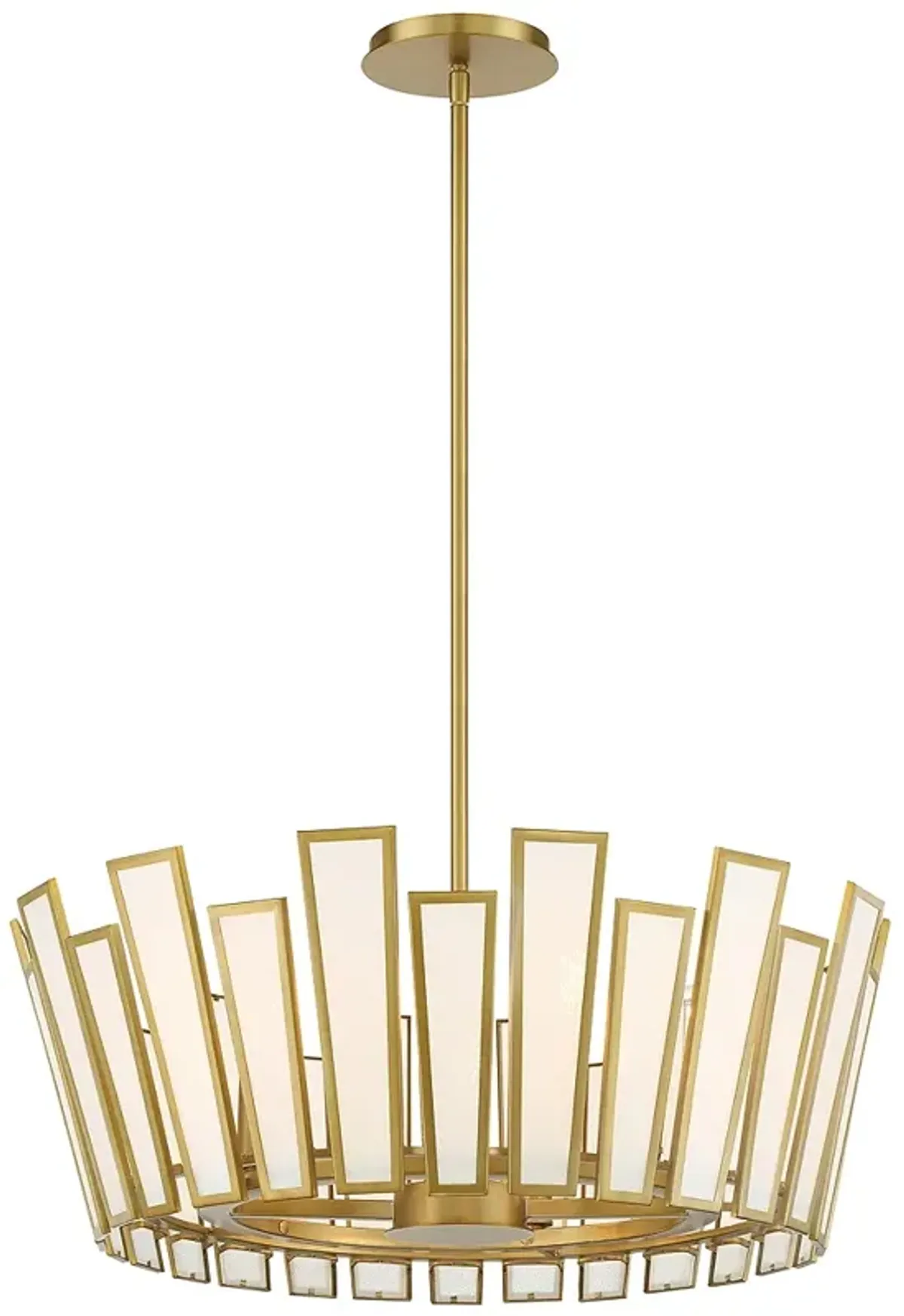 Minka-Lavery  Ricochet 5-Light Soft Brass Pendant