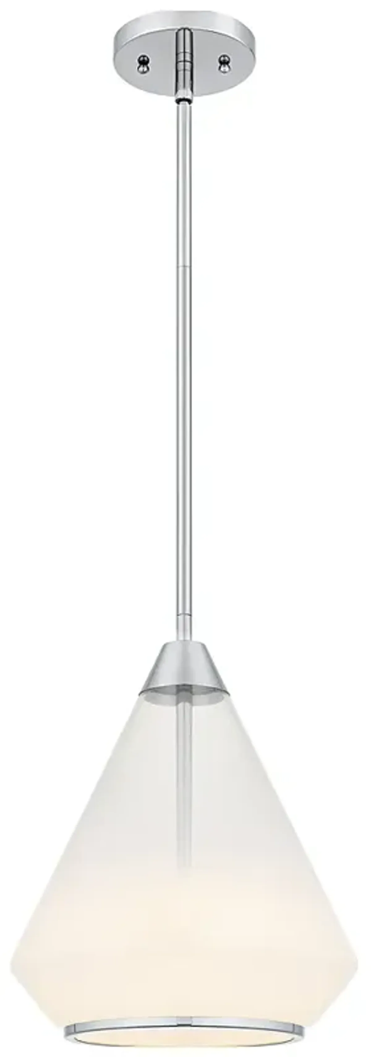 Haze 1-Light Polished Chrome Mini Pendant