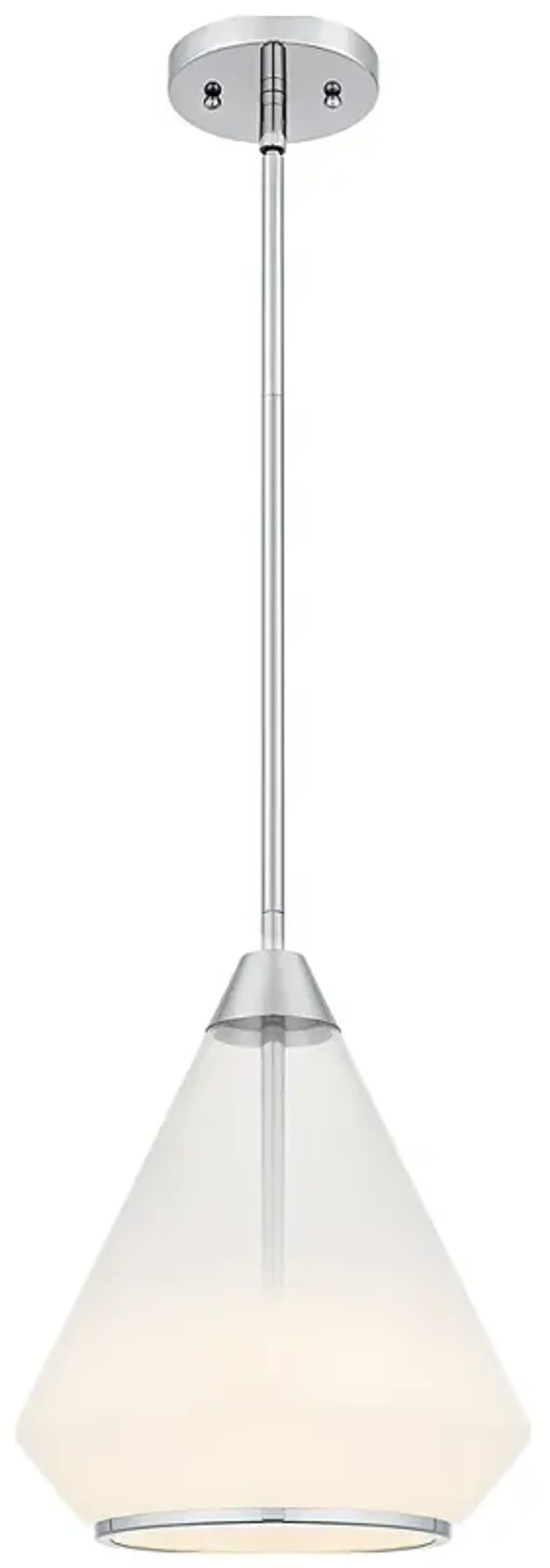 Haze 1-Light Polished Chrome Mini Pendant