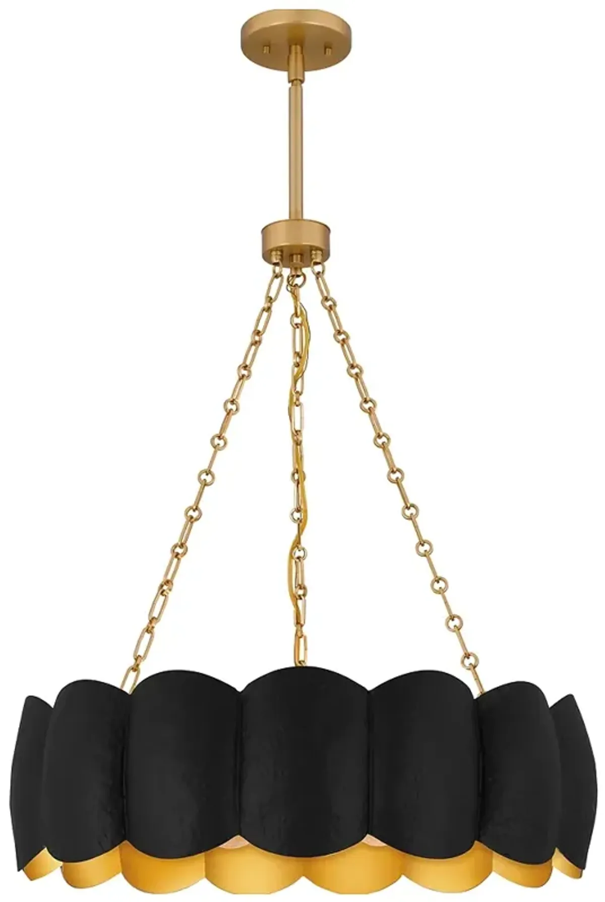 Santana 5-Light Matte Black Pendant