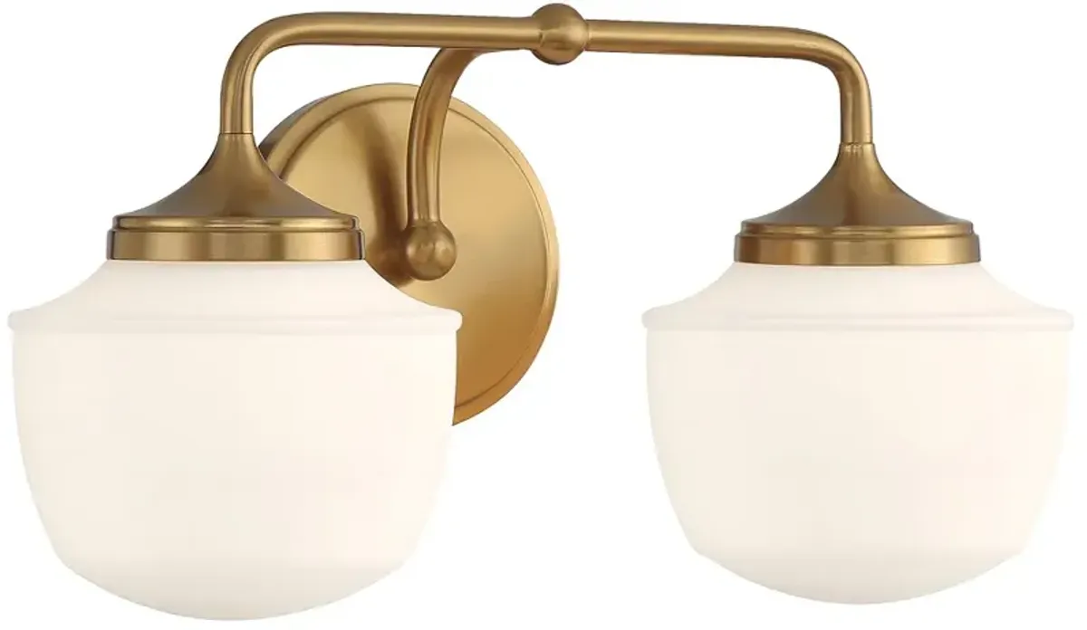 Minka-Lavery Cornwell 2-Light Aged Brass Bath Vanity