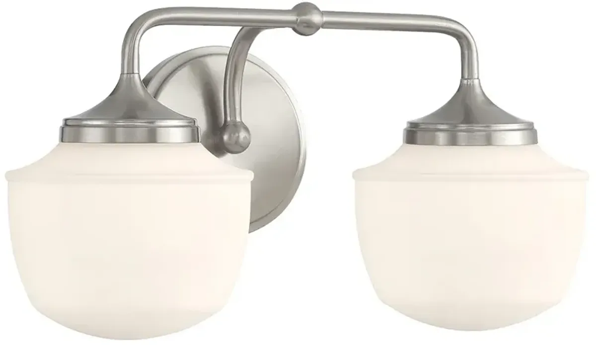 Cornwell 16" Wide Brushed Nickel 2-Light Wall Sconce