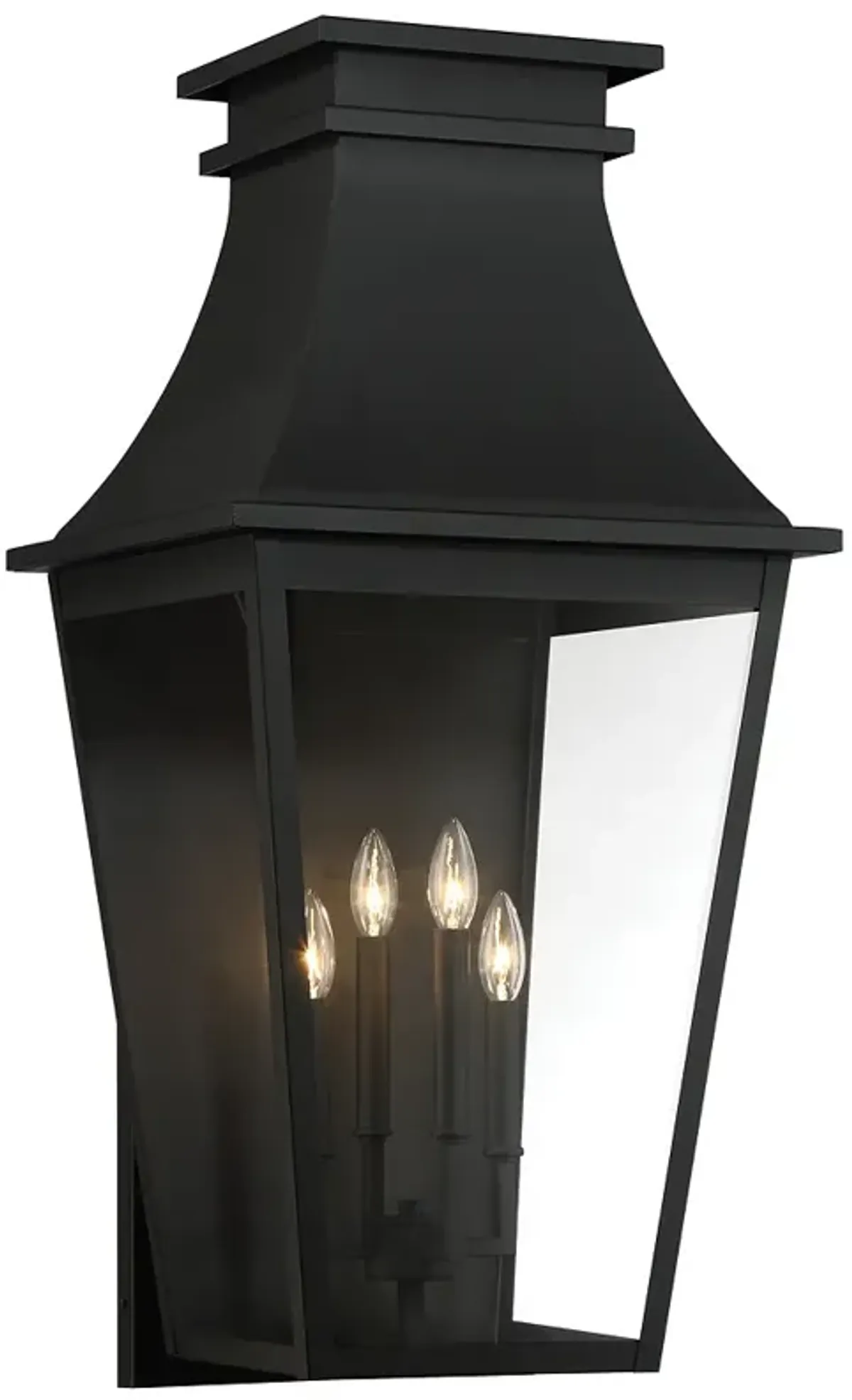 Gloucester 36" High Sand Coal 4-Light Outdoor Wall Light