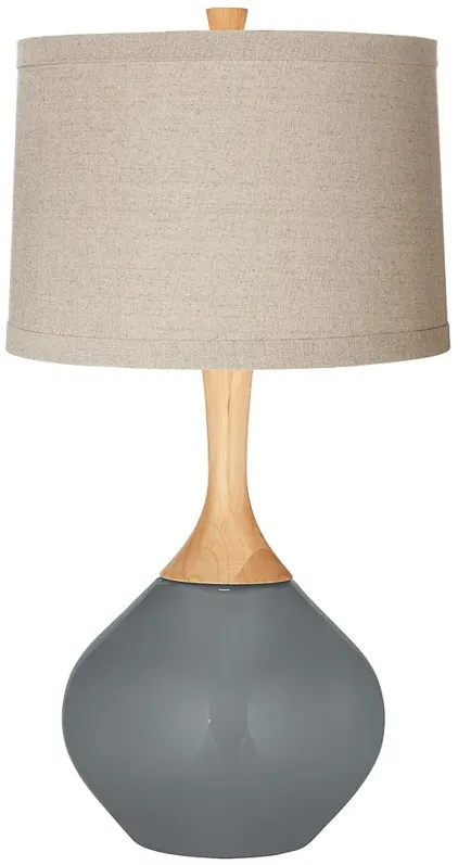 Software Natural Linen Drum Shade Wexler Table Lamp