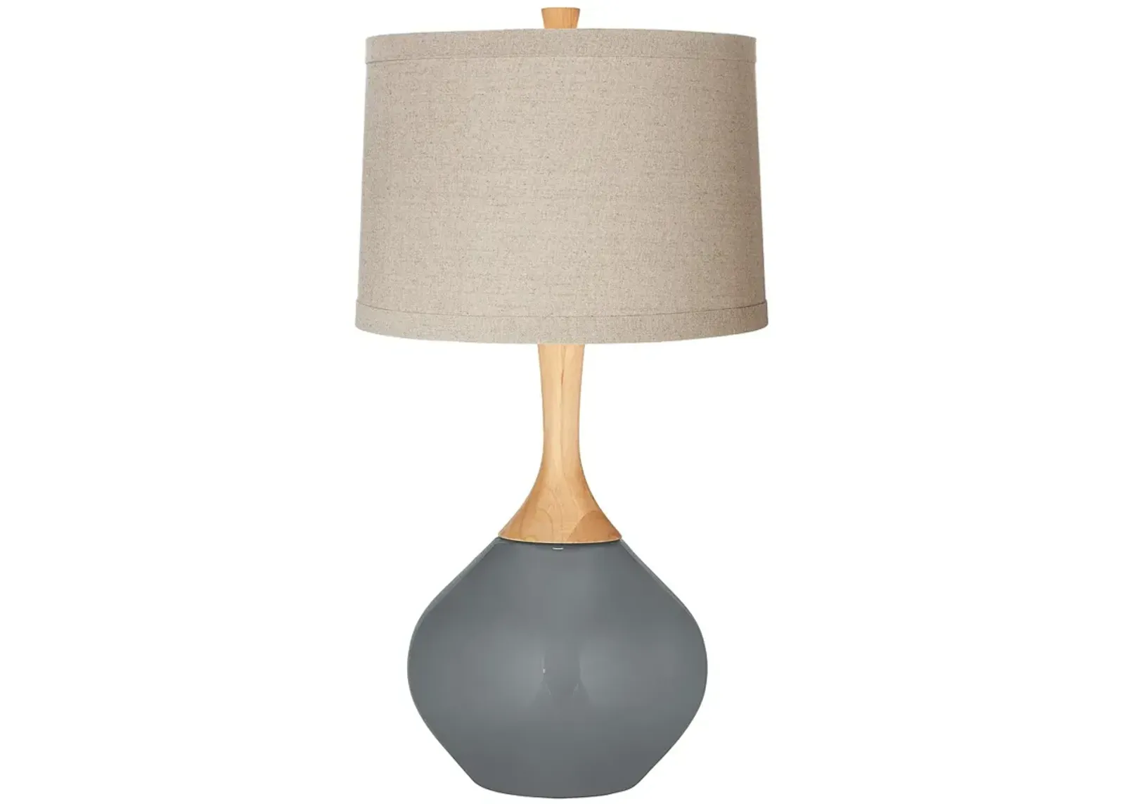 Software Natural Linen Drum Shade Wexler Table Lamp