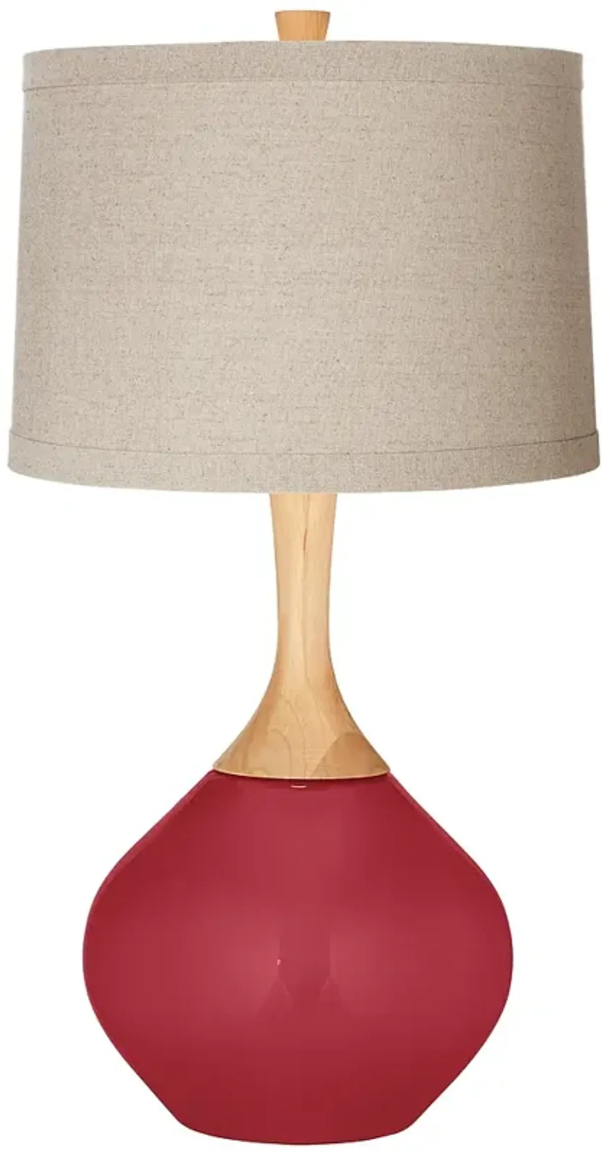 Samba Natural Linen Drum Shade Wexler Table Lamp