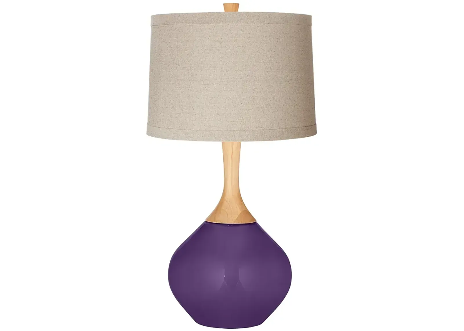 Acai Natural Linen Drum Shade Wexler Table Lamp