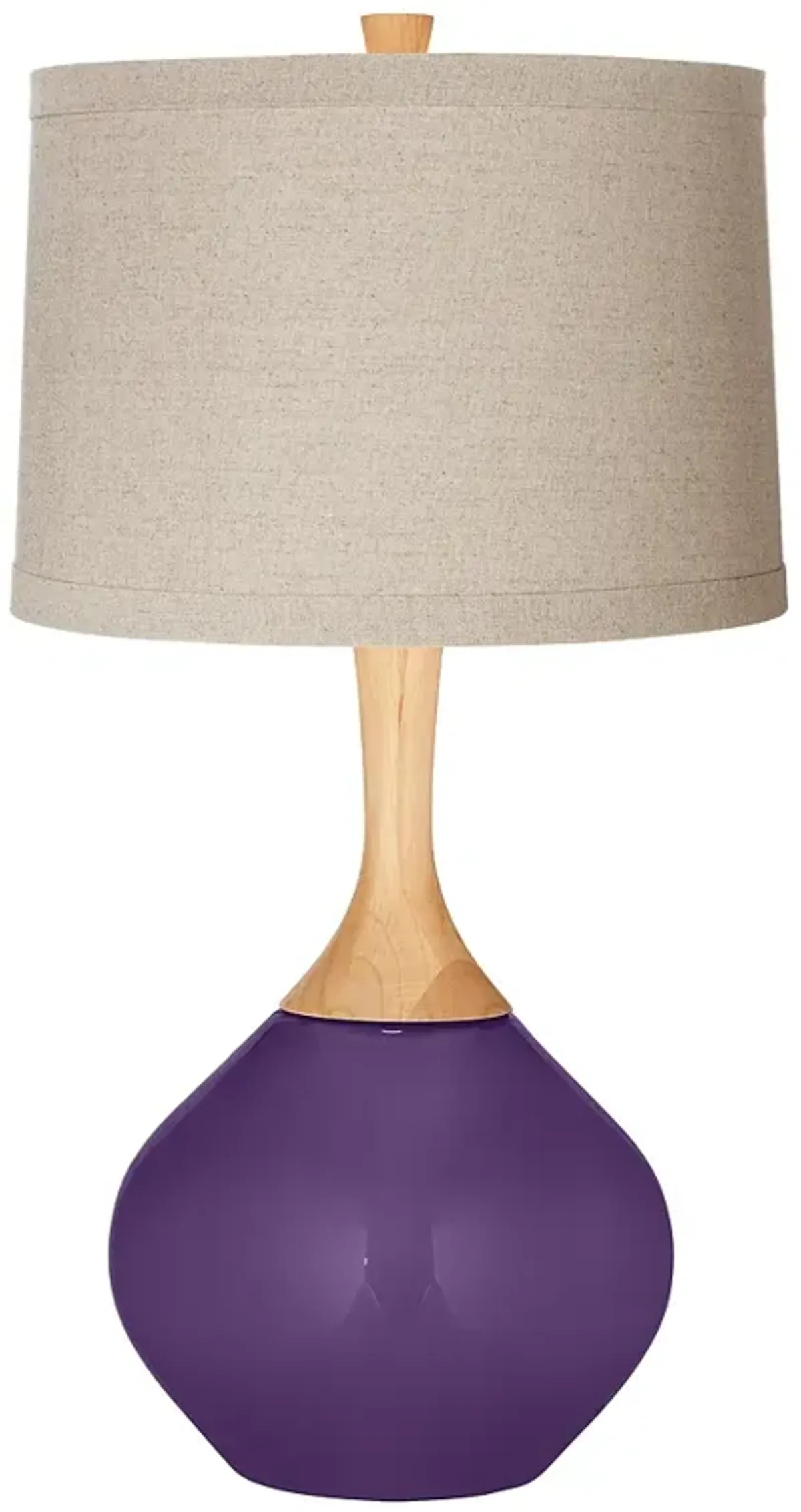 Acai Natural Linen Drum Shade Wexler Table Lamp