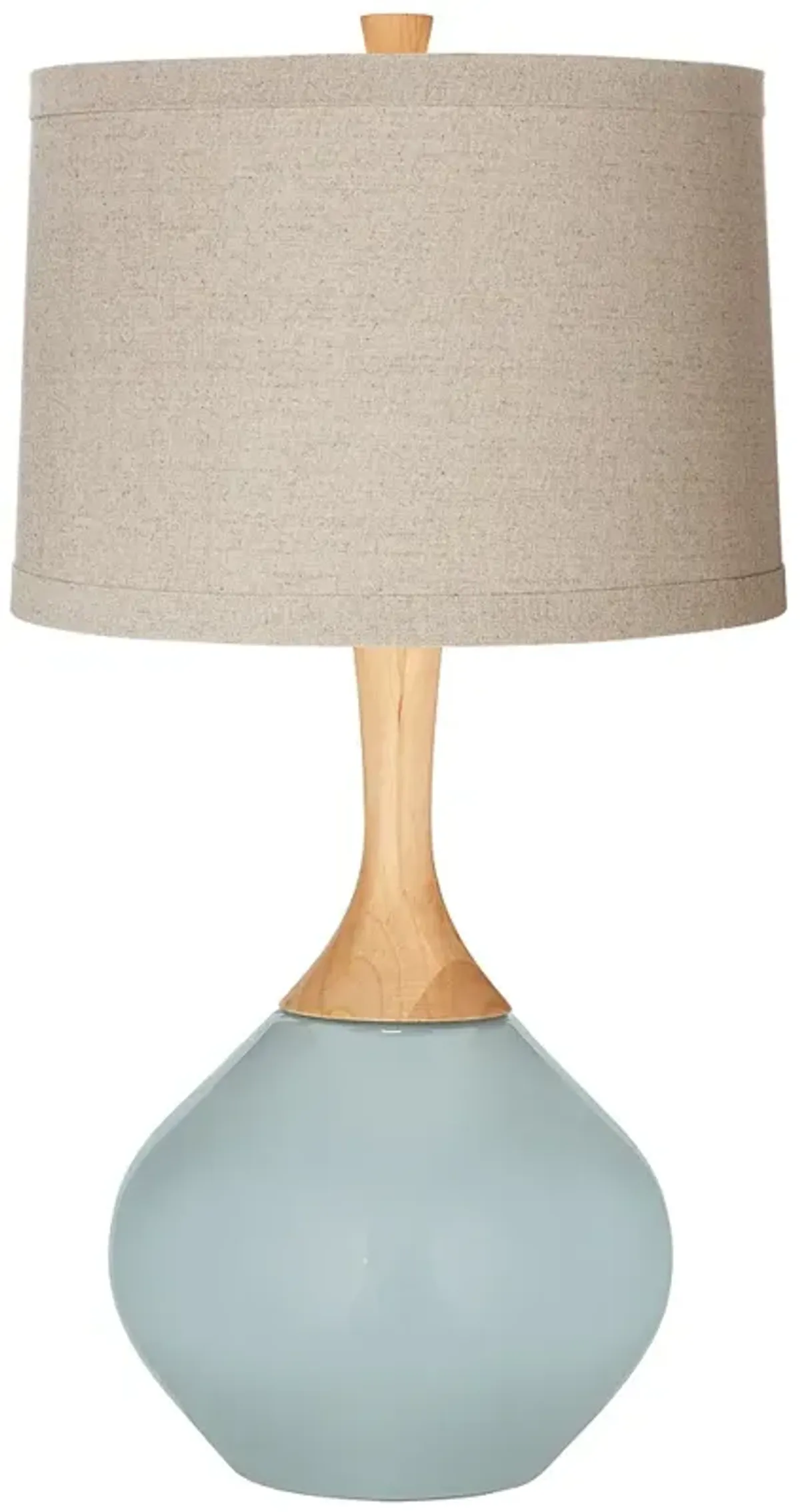 Rain Natural Linen Drum Shade Wexler Table Lamp