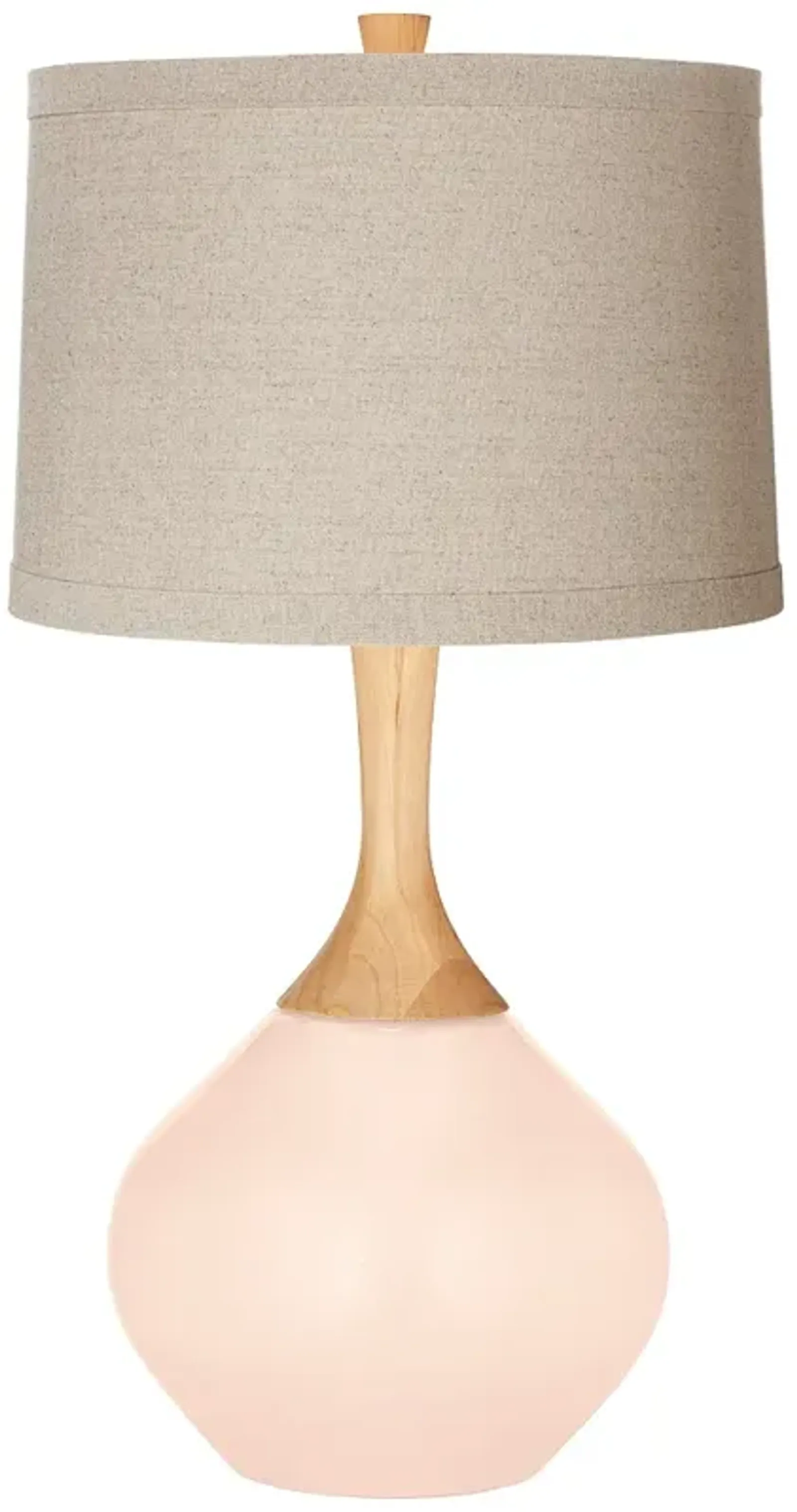 Linen Natural Linen Drum Shade Wexler Table Lamp