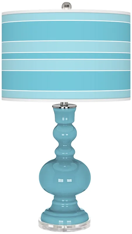 Nautilus Bold Stripe Apothecary Table Lamp