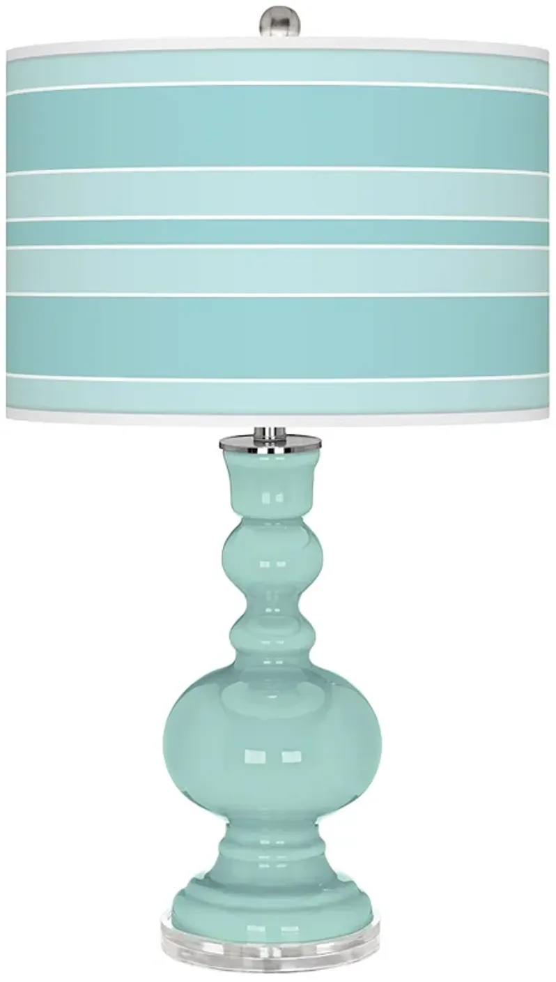Cay Bold Stripe Apothecary Table Lamp