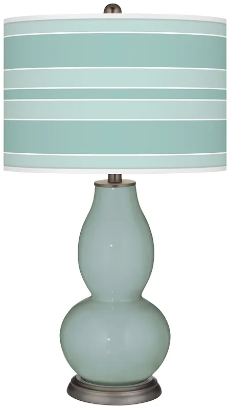 Aqua-Sphere Bold Stripe Double Gourd Table Lamp