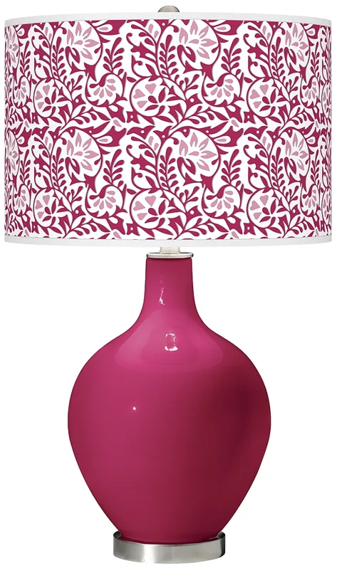 Vivacious Gardenia Ovo Table Lamp