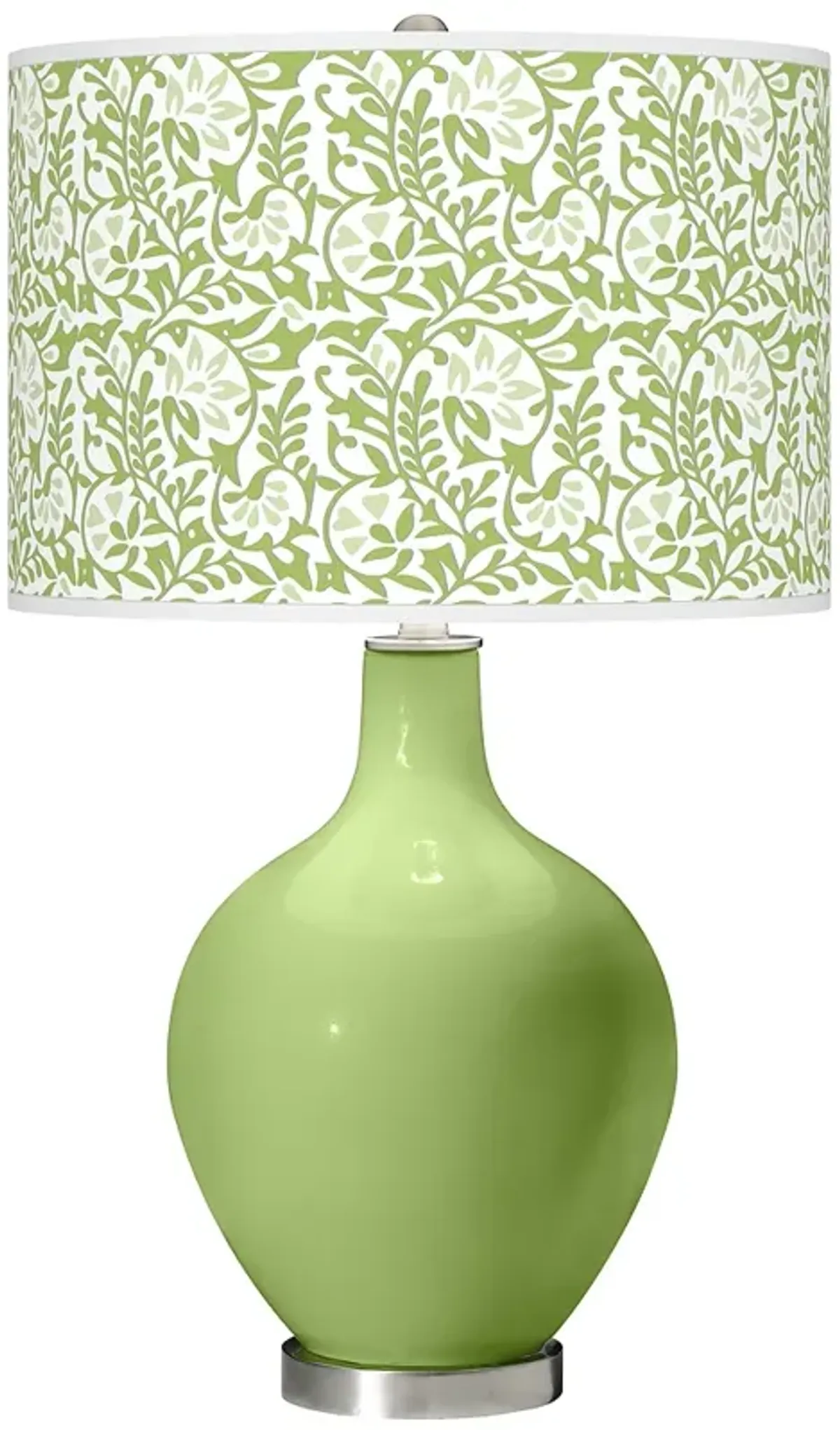 Color Plus Ovo 28 1/2" Gardenia Shade Lime Rickey Green Table Lamp