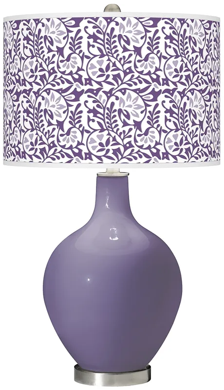 Purple Haze Gardenia Ovo Table Lamp