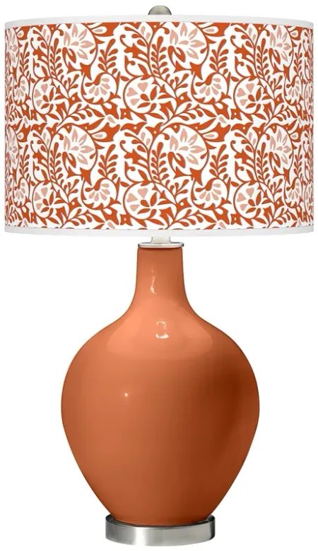 Robust Orange Gardenia Ovo Table Lamp