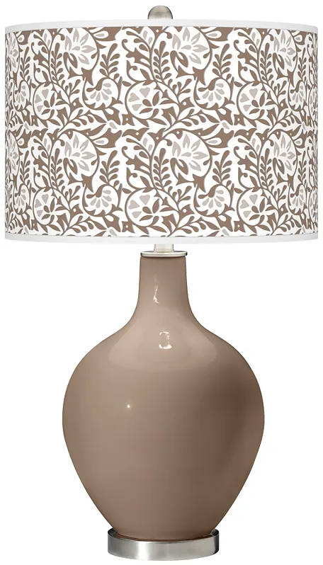 Mocha Gardenia Ovo Table Lamp