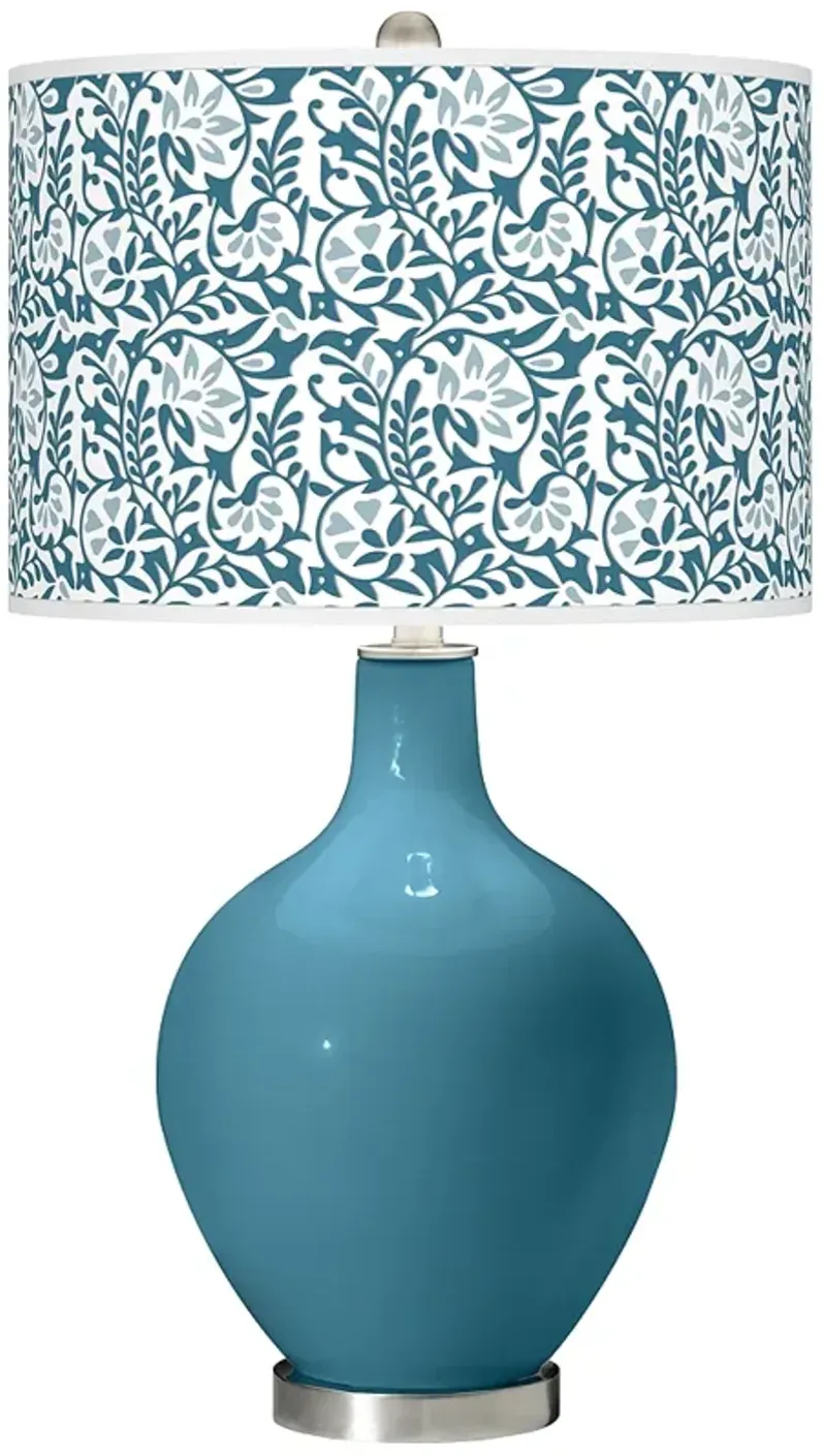 Great Falls Gardenia Ovo Table Lamp