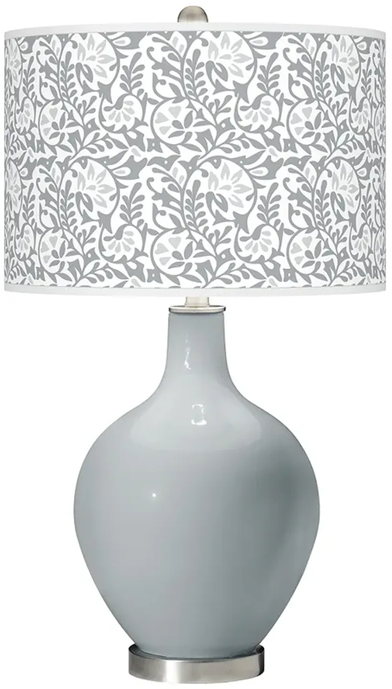 Uncertain Gray Gardenia Ovo Table Lamp