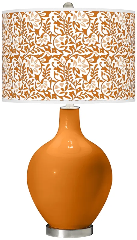 Cinnamon Spice Gardenia Ovo Table Lamp