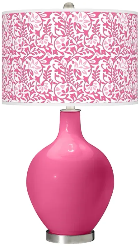Blossom Pink Gardenia Ovo Table Lamp