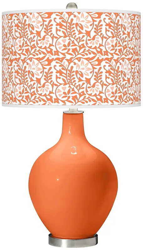 Nectarine Gardenia Ovo Table Lamp