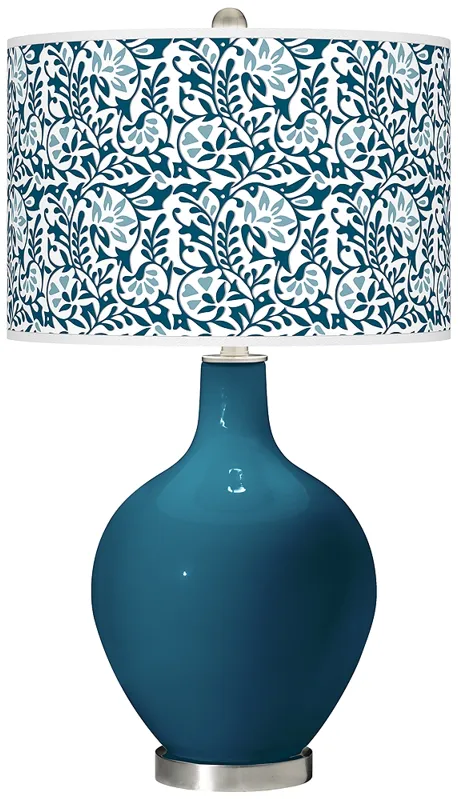 Oceanside Gardenia Ovo Table Lamp