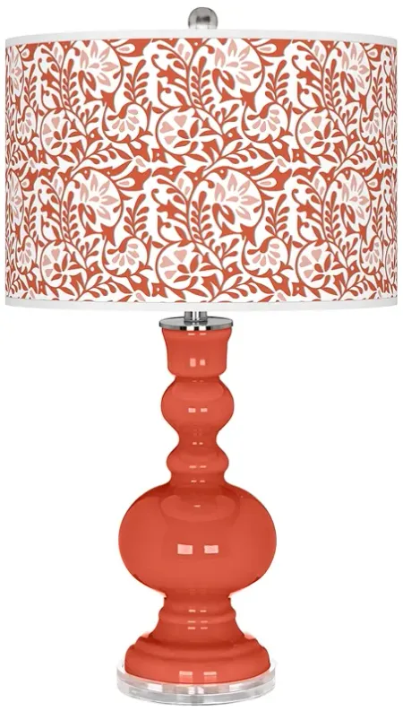 Koi Gardenia Apothecary Table Lamp by Color Plus