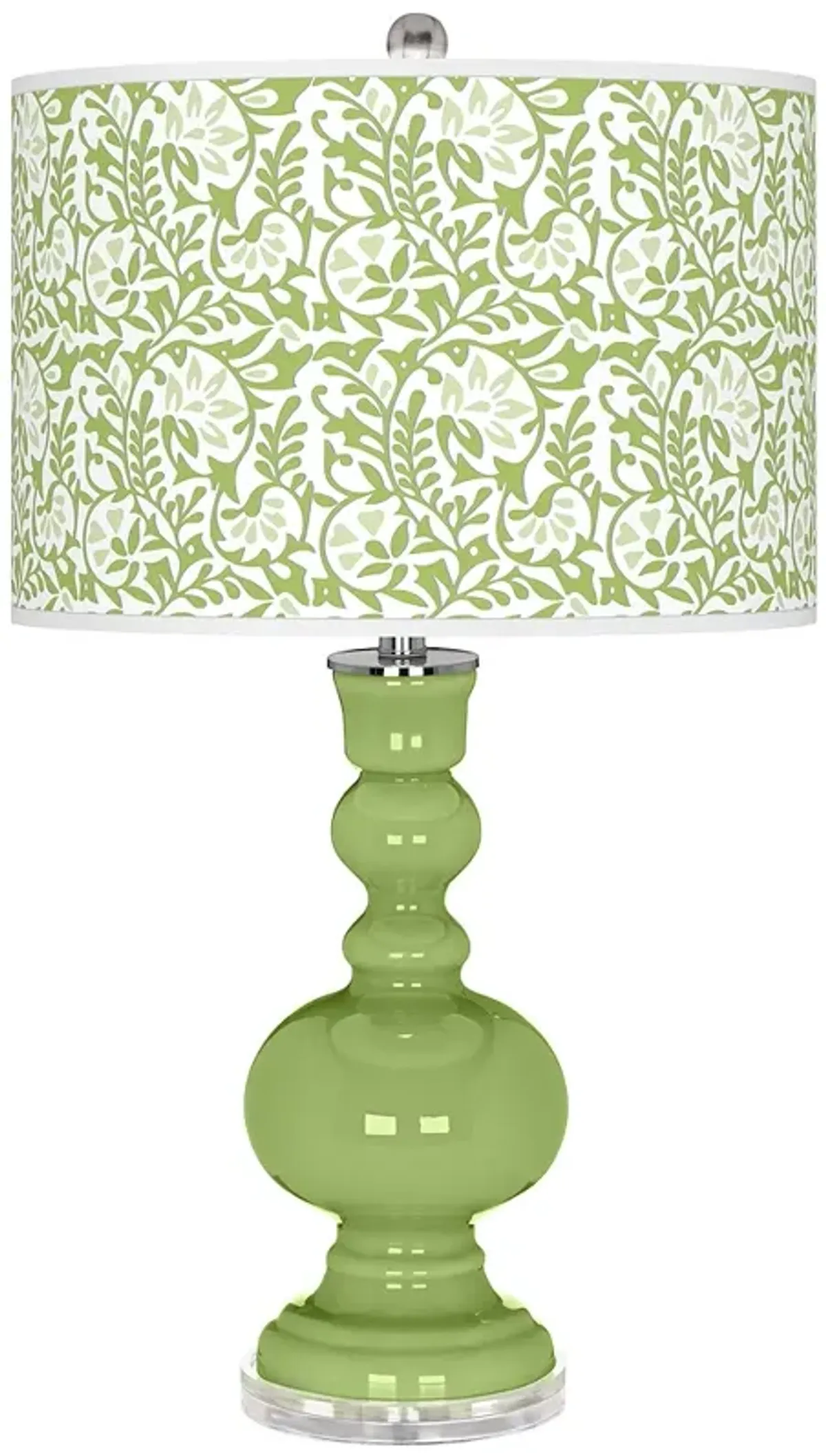 Color Plus Apothecary 30" Gardenia Shade Lime Rickey Green Table Lamp