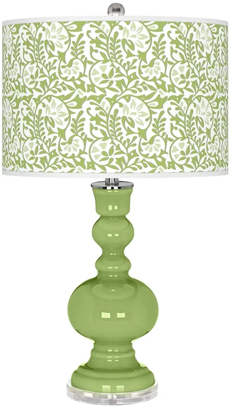 Lime Rickey Gardenia Apothecary Table Lamp