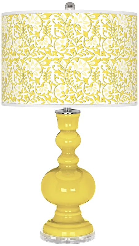 Lemon Twist Gardenia Apothecary Table Lamp