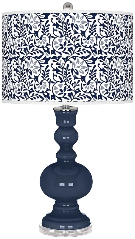 Naval Gardenia Apothecary Table Lamp