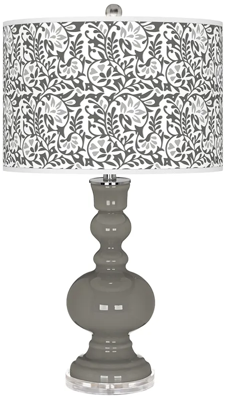 Gauntlet Gray Gardenia Apothecary Table Lamp