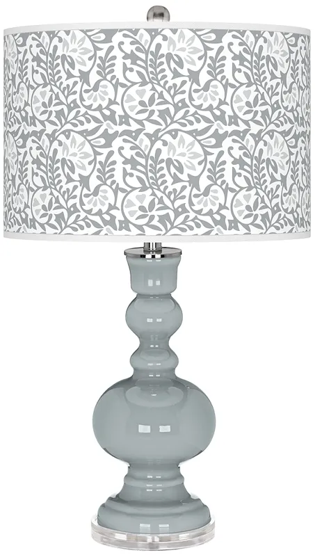 Uncertain Gray Gardenia Apothecary Table Lamp