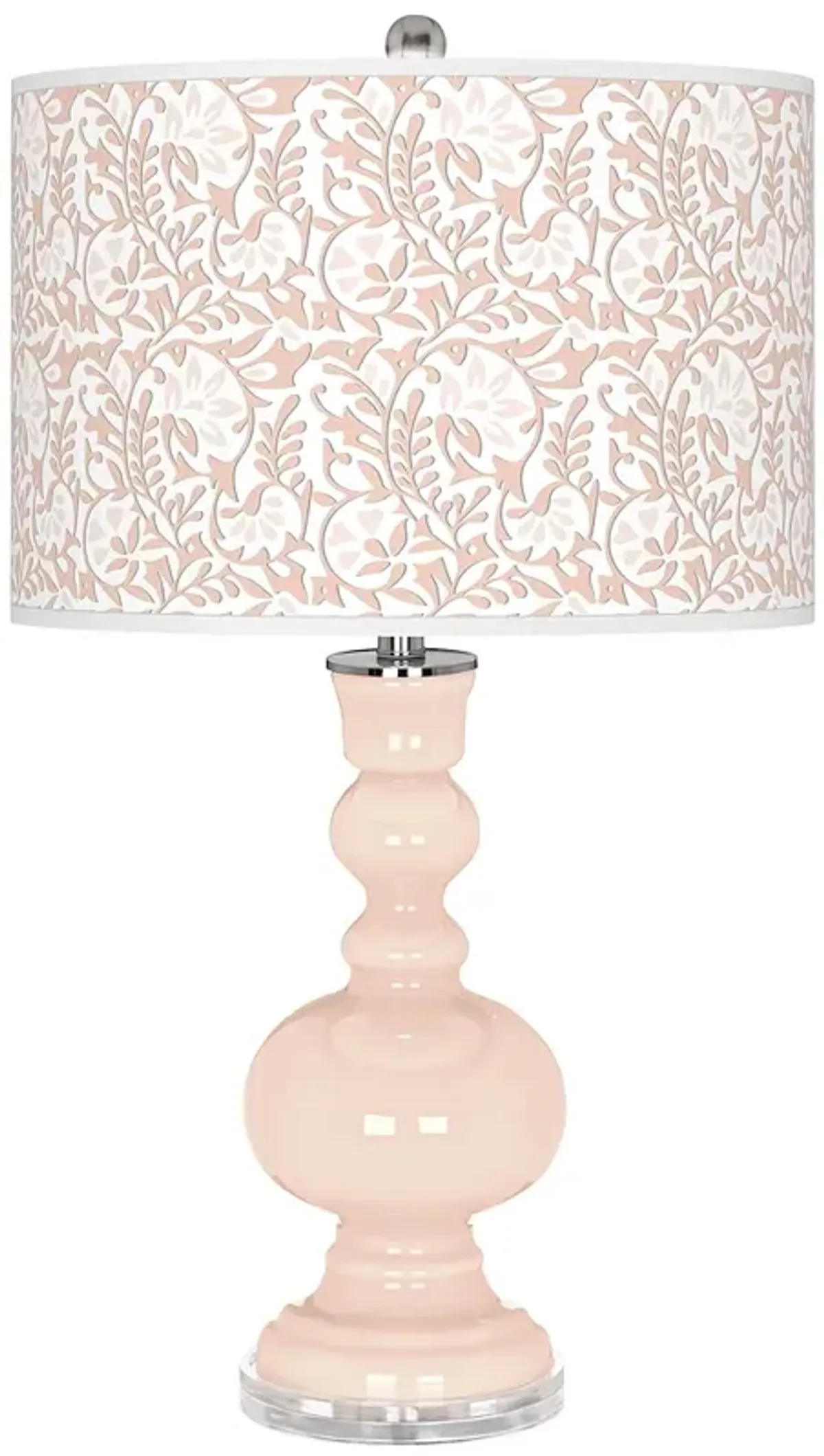 Linen Gardenia Apothecary Table Lamp