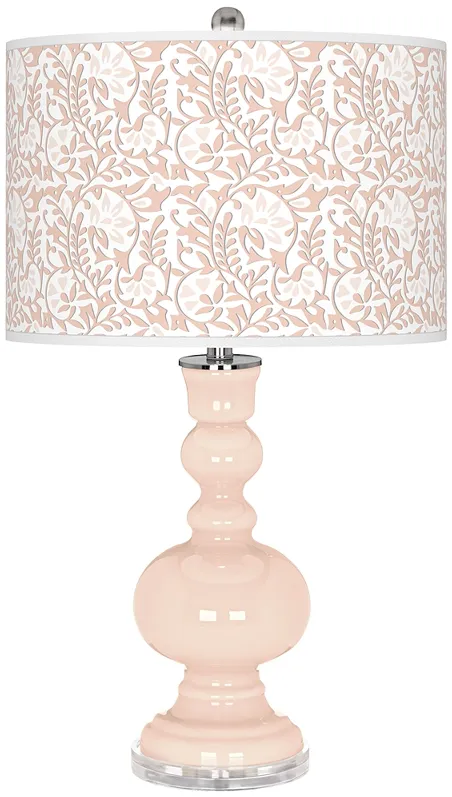 Linen Gardenia Apothecary Table Lamp