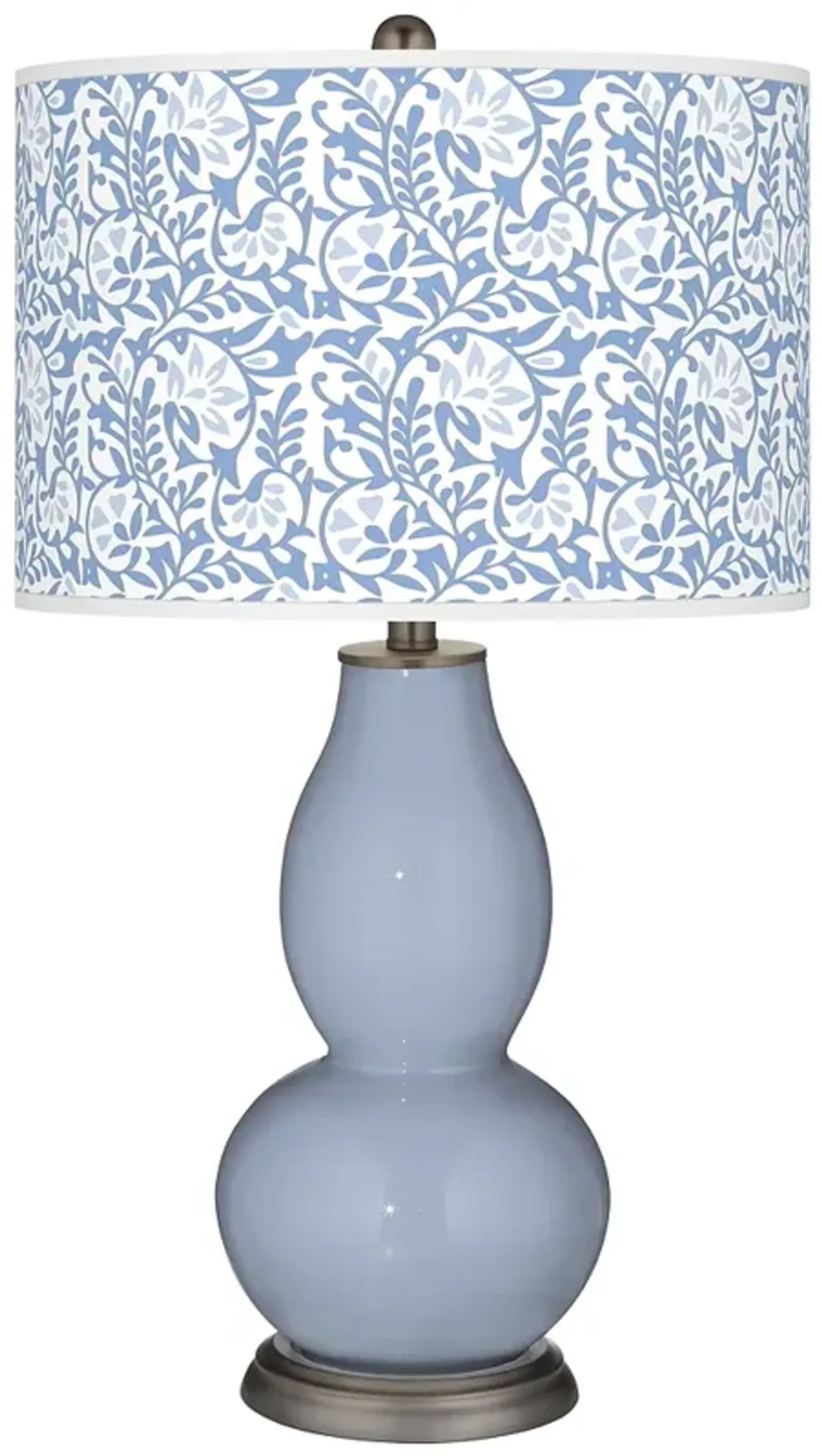 Blue Sky Gardenia Double Gourd Table Lamp