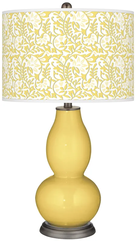 Daffodil Gardenia Double Gourd Table Lamp