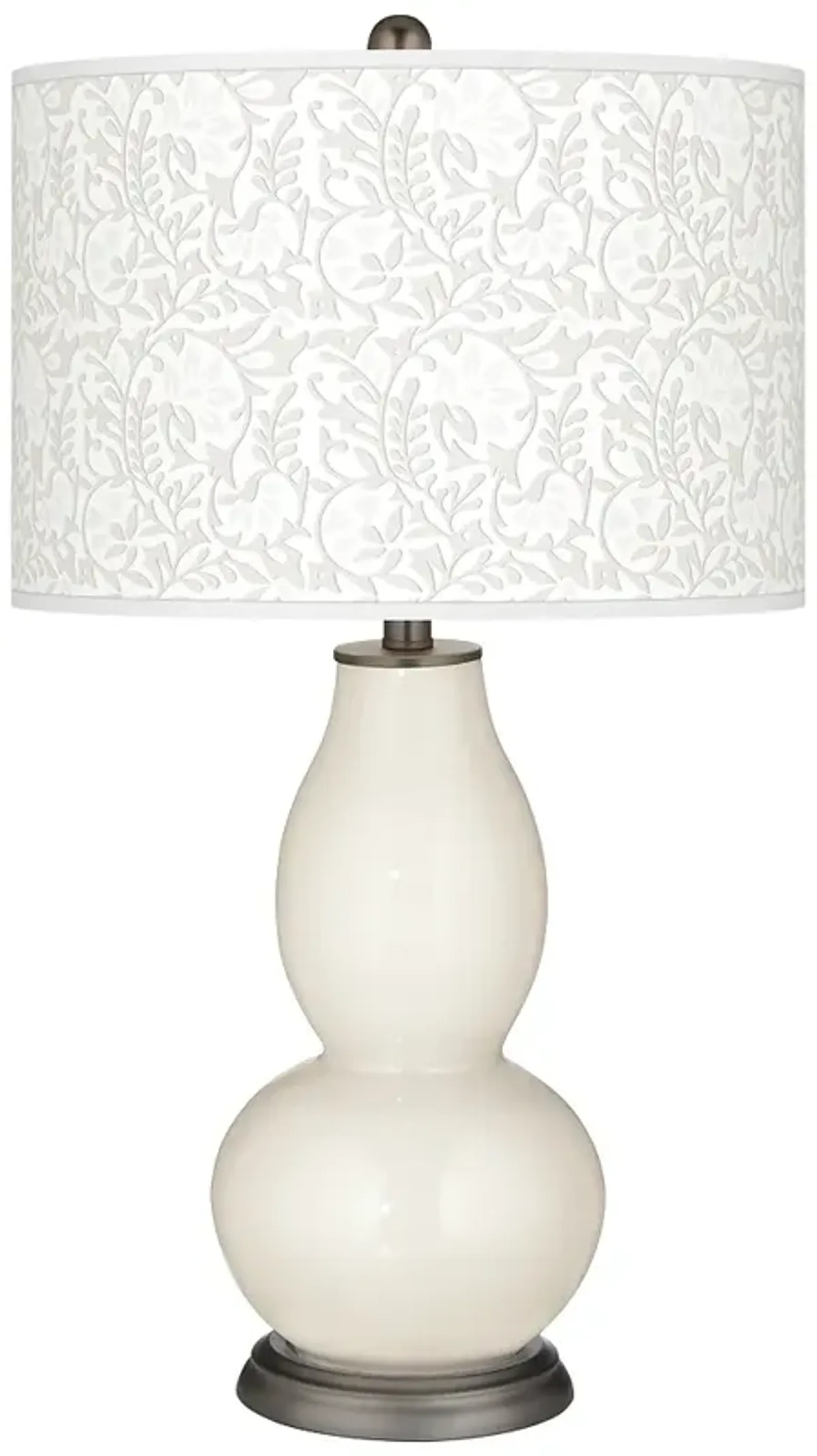 Color Plus Double Gourd 29 1/2" Gardenia West Highland White Lamp