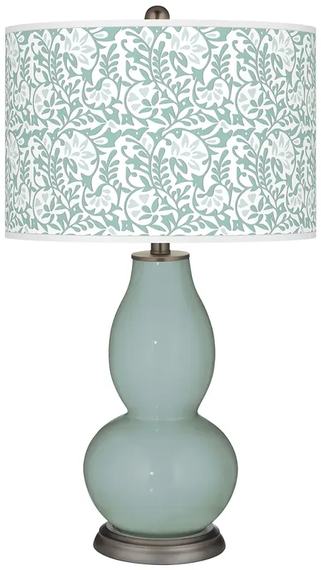 Aqua-Sphere Gardenia Double Gourd Table Lamp