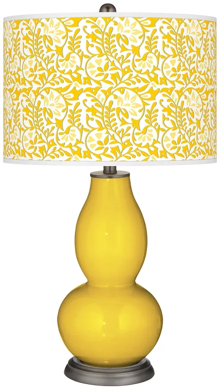 Citrus Gardenia Double Gourd Table Lamp