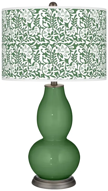 Garden Grove Gardenia Double Gourd Table Lamp