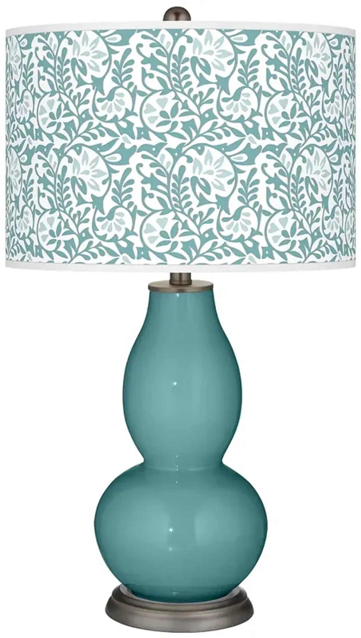 Reflecting Pool Gardenia Double Gourd Table Lamp