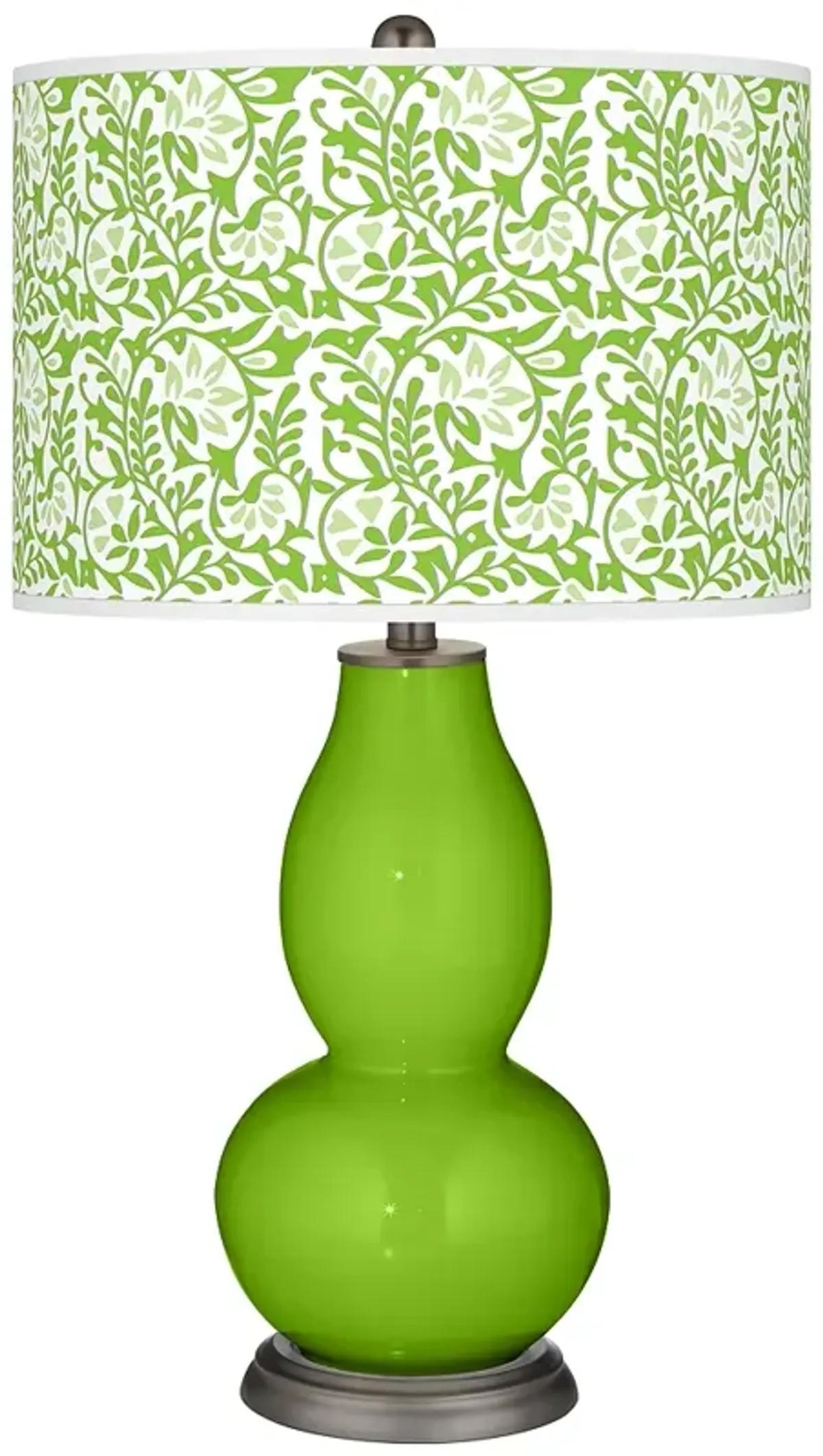 Neon Green Gardenia Double Gourd Table Lamp