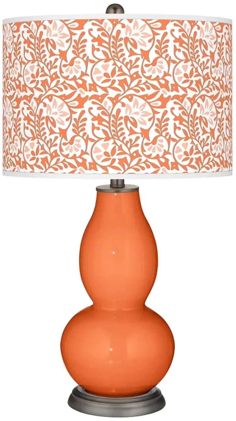 Nectarine Gardenia Double Gourd Table Lamp