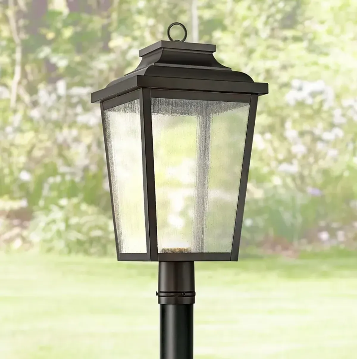 Irvington Manor 24 1/4" High Bronze LED Outdoor Post Light